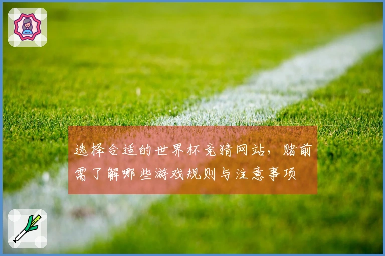 选择合适的世界杯竞猜网站，赌前需了解哪些游戏规则与注意事项