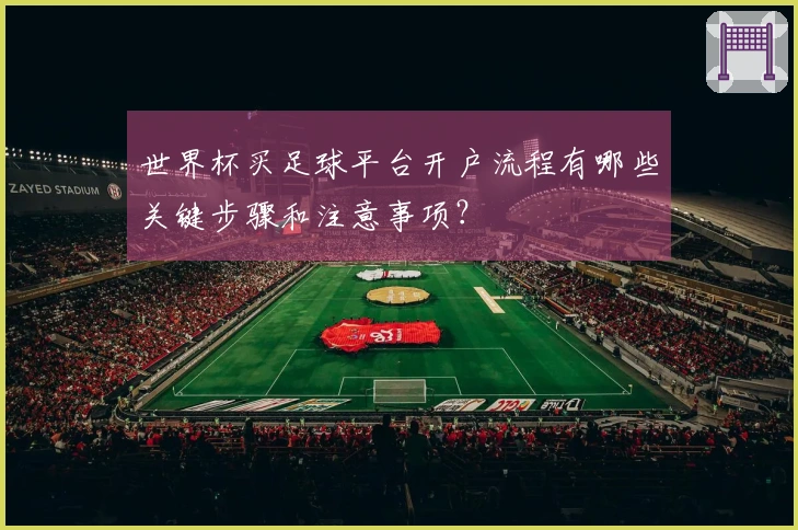 世界杯买足球平台开户流程有哪些关键步骤和注意事项？
