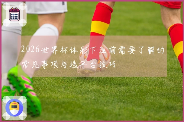 2026世界杯体彩下注前需要了解的常见事项与选平台技巧